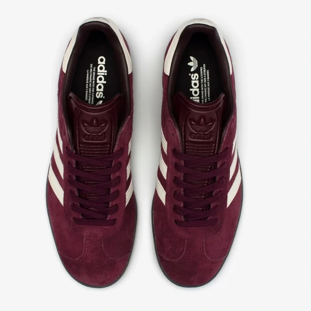 adidas Gazelle Maroon/Chalk White/Gum - Picture 7 of 10